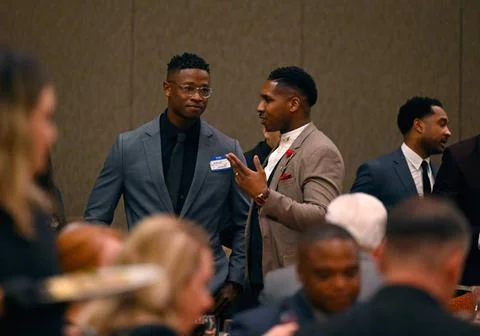 RECORD DATE NOT STATED  Accelerating the Legacy 2023 participants watch an... Stock Photos