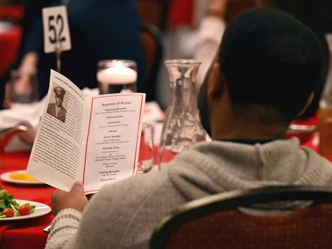 RECORD DATE NOT STATED  An Accelerating the Legacy 2023 banquet attendee r... Stock Photos