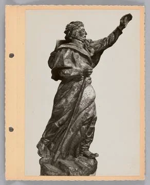RECORD DATE NOT STATED  Adam Mickiewicz s monument in Paris, chisel Emile ... Stockfoto's