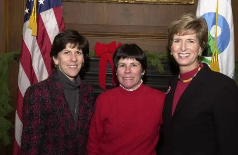 RECORD DATE NOT STATED Administrator Christine Todd Whitman and Deputy Adm... Stock Photos