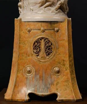 RECORD DATE NOT STATED  AimÃ -Jules Dalou (1838-1902). Vase the golden age.. Stock Photos