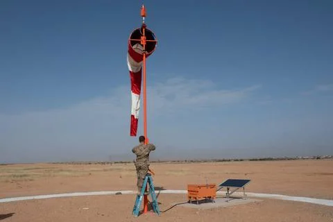 RECORD DATE NOT STATED AIR BASE 201, Niger - U.S. Air Force Kaylib Ritchie... Foto stock