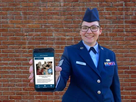 RECORD DATE NOT STATED The Air Force Culture and Language Centers Develop.. Stock Photos