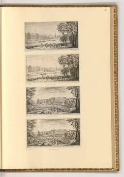 RECORD DATE NOT STATED  Albert Flamen (Engraver) Views of the area of Pari... Fotos de archivo
