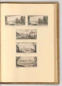 RECORD DATE NOT STATED  Albert Flamen (Engraver) Views of the area of Pari... Stock-Fotos