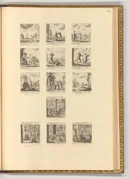 RECORD DATE NOT STATED  Albert Flamen (Engraver) The ten commandments in C... Stock Photos