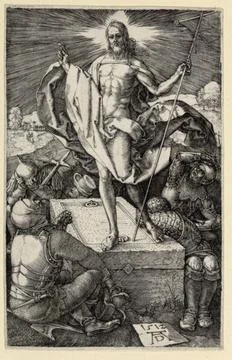 RECORD DATE NOT STATED  Albrecht Dürer The resurrection (copperplate passi.. Stock Photos
