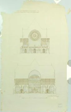 RECORD DATE NOT STATED  Alfred Castelliz Vienna-Simmering, parish church d... 스톡 사진