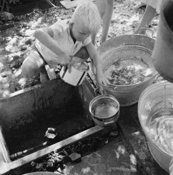 RECORD DATE NOT STATED  The Allied Occupation of Java, 1945 A small boy in... Stock-Fotos