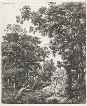 RECORD DATE NOT STATED  Alpheüs and Arethusa, Anthonie Waterloo, 1773 - 18.. 写真素材
