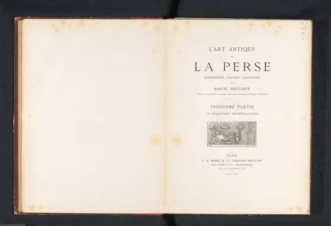 RECORD DATE NOT STATED  The ancient art of Persia: archemenids, Parthians,... Foto stock