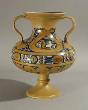 RECORD DATE NOT STATED  Andrea Pantaleo. Baluster vase with two handles: m... Photos