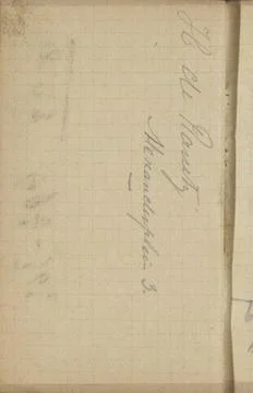 RECORD DATE NOT STATED  Annotation, George Hendrik Breitner, 1896 Page 57 ... Stock Photos