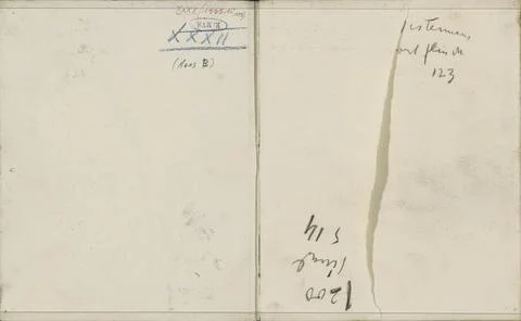 RECORD DATE NOT STATED  Annotation, c. 1886 - c. 1903 Page 1 from sketchbo... Stock Photos