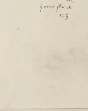 RECORD DATE NOT STATED  Annotation, c. 1886 - c. 1903 Page 3 from sketchbo... Stock Photos