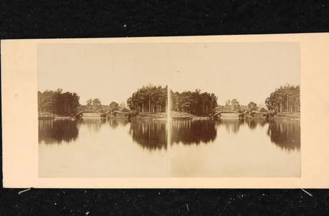RECORD DATE NOT STATED  Anonym At a lake in the Bois de Boulogne from Pari... Stock Photos