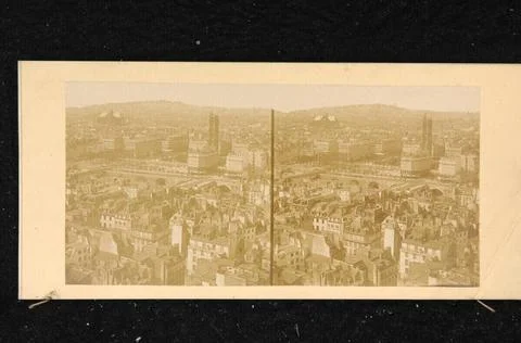 RECORD DATE NOT STATED  Anonym View over the roofs of Paris towards Saint-... Stock-Fotos