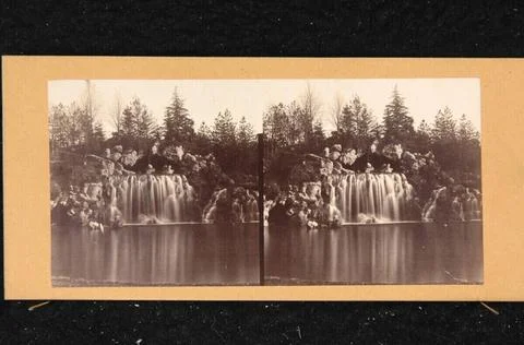 RECORD DATE NOT STATED  Anonym Die Large Cascade Im Bois de Boulogne, Pari... 스톡 사진