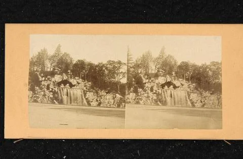 RECORD DATE NOT STATED  Anonym Die Large Cascade Im Bois de Boulogne, Pari... 스톡 사진