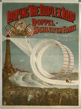RECORD DATE NOT STATED  Anonym LOOPING THE DUPLEX LOOP; DOPPELSCHLEIFENFAH... Stock Photos