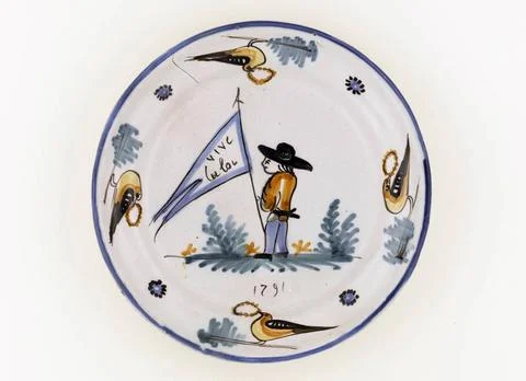 RECORD DATE NOT STATED  Anonymous. Plate. Earthenware. Paris, Carnavalet m... Photos