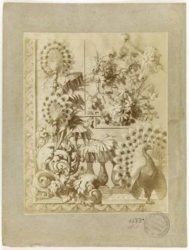 RECORD DATE NOT STATED  Anonymous. Collection of ornamental patterns - Ind... 스톡 사진