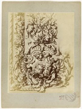 RECORD DATE NOT STATED  Anonymous. Collection of ornamental patterns - Ind... 스톡 사진