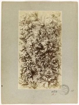 RECORD DATE NOT STATED  Anonymous. Collection of ornamental patterns - Ind... 스톡 사진