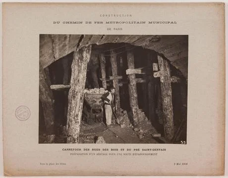 RECORD DATE NOT STATED  Anonymous. Construction / of the municipal metropo... Stock Photos