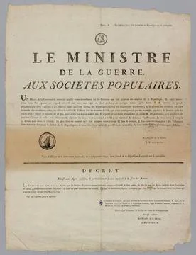 RECORD DATE NOT STATED  Anonymous, Paris, September sic 1793. The second y... 스톡 사진