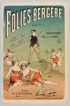 RECORD DATE NOT STATED  Anonymous, Folies-Bergere/ Every evening/ on the/ ... Stock Photos