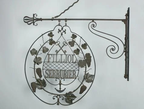 RECORD DATE NOT STATED  Anonymous, Filliol Serrurier. Locksmith brand. Par... Stock Photos