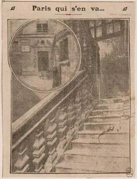 RECORD DATE NOT STATED  Anonymous, Paris who leaves ... / Maison de Gabrie... Stock Photos