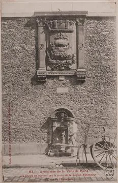 RECORD DATE NOT STATED  Anonymous, 63. - Coat of arms of the city of Paris... Stock Photos