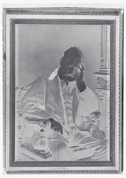 RECORD DATE NOT STATED  Anonymous, portrait of Victor Hugo (dummy title). ... Stock Photos
