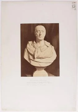 RECORD DATE NOT STATED  Anonymous, bust of the composer Lesueur for the ho... Stock Photos