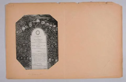 RECORD DATE NOT STATED  Anonymous, avenue Denfert-Rochereau, Les Catacombs... Foto stock