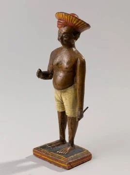 RECORD DATE NOT STATED  Anonymous. Java doll . Painted wood. Paris, Museum... 写真素材