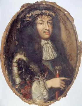 RECORD DATE NOT STATED  Anonymous. Louis XIV, king of France . Paris, Carn... Stock Photos