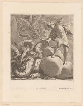 RECORD DATE NOT STATED  Apollo doodt Python, Michel Dorigny, after Simon V... 写真素材