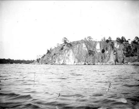 RECORD DATE NOT STATED Archipelago landscape, Möja parish, Uppland 1903. A.. 스톡 사진