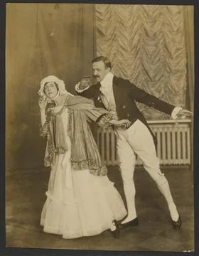 RECORD DATE NOT STATED Aristocratic Ballet (Graf Lalongue with Baroness E.... Stock Photos