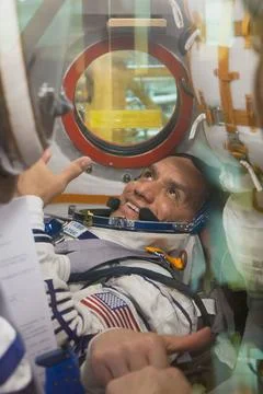 RECORD DATE NOT STATED Army Astronaut Lt. Col. (Dr.) Frank Rubio successfu... Stock Photos
