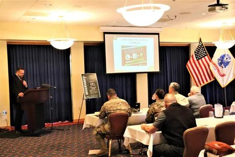 RECORD DATE NOT STATED Army Reserve Disability Program Manager Derrick Cau... Foto stock