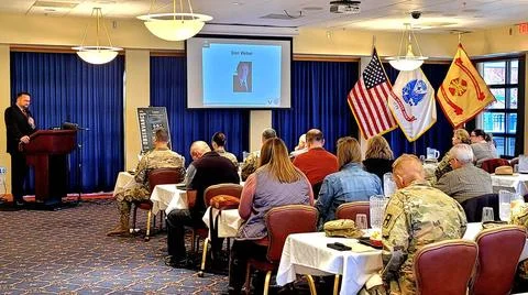 RECORD DATE NOT STATED Army Reserve Disability Program Manager Derrick Cau... Foto stock