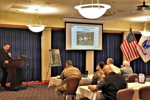 RECORD DATE NOT STATED Army Reserve Disability Program Manager Derrick Cau... Foto stock