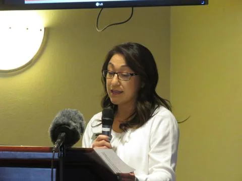 RECORD DATE NOT STATED Army Community Service Program Manager Sylvia Lopez... Foto stock
