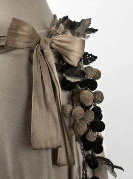 RECORD DATE NOT STATED  Artificial flowers. Velvet by chain, background in... Foto stock