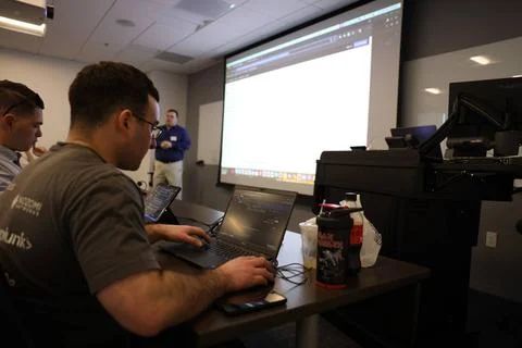 RECORD DATE NOT STATED  AUGUSTA, Ga. AvengerCon VIII, Army Cybers homegro.. Stockfoto's