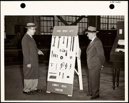 RECORD DATE NOT STATED Avoid unsafe acts, eliminate unsafe conditions , Or... Stock Photos